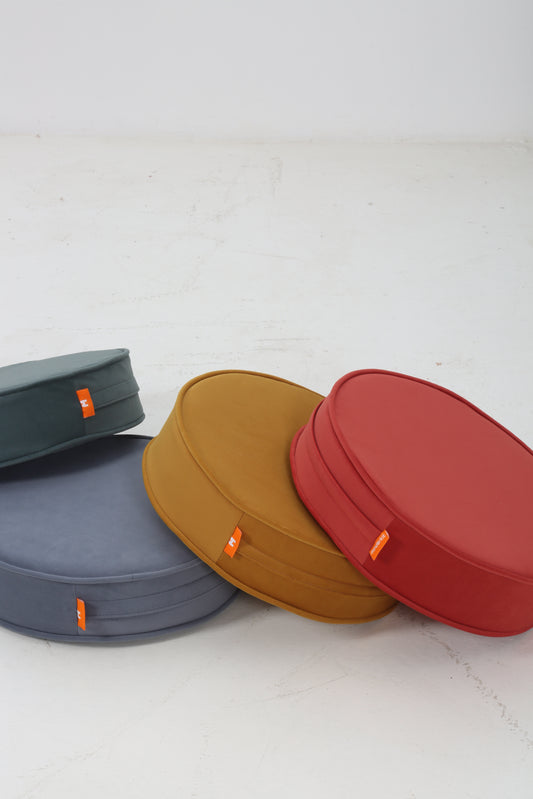 Premium Kumaş Blok Sünger Makaron Minder - Onlu Set 40 cm