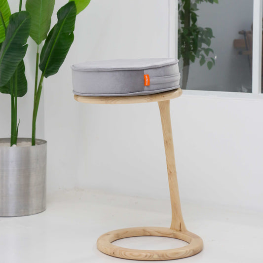 Kadife Kumaş Blok Sünger Makaron Minder Tekli 40 cm