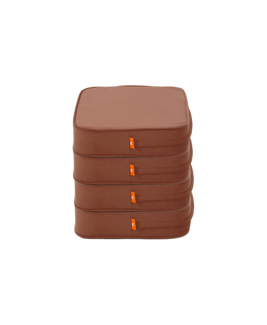 Premium Kumaş Blok Sünger Kare Minder Dörtlü Set 40 cm