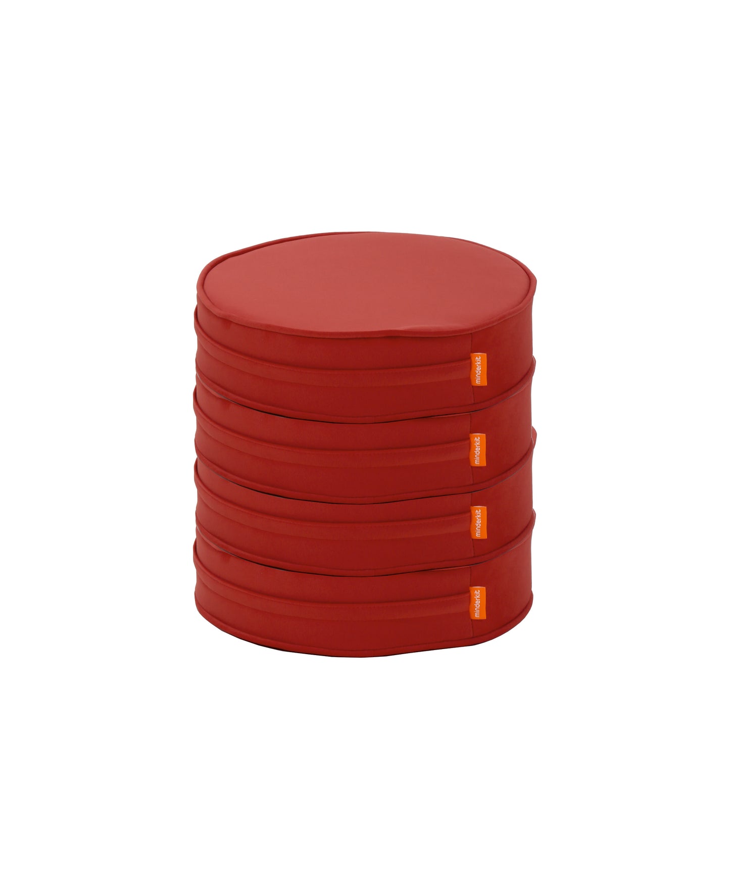 Premium Kumaş Blok Sünger Makaron Minder - Dörtlü Set 40 cm