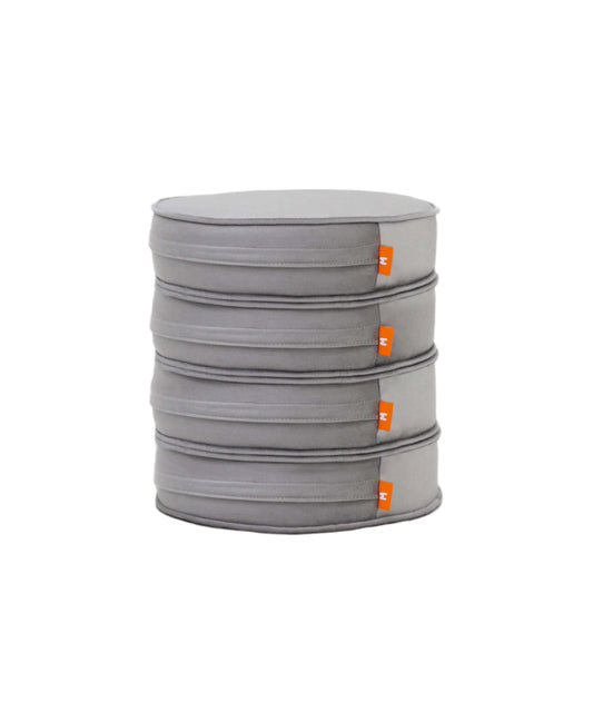 Kadife Kumaş Blok Sünger Makaron Minder - Dörtlü Set 40 cm