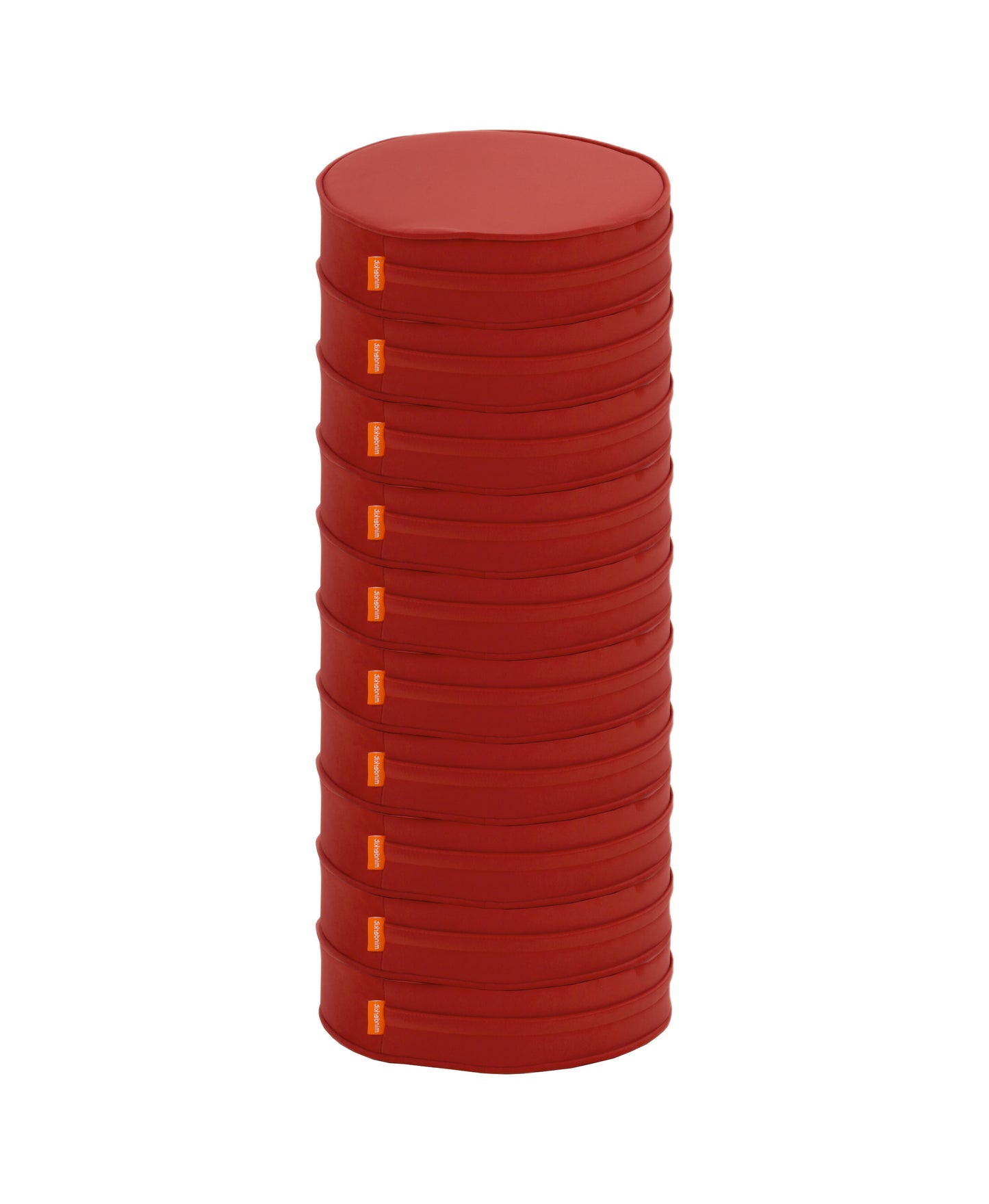 Premium Kumaş Blok Sünger Makaron Minder - Onlu Set 40 cm