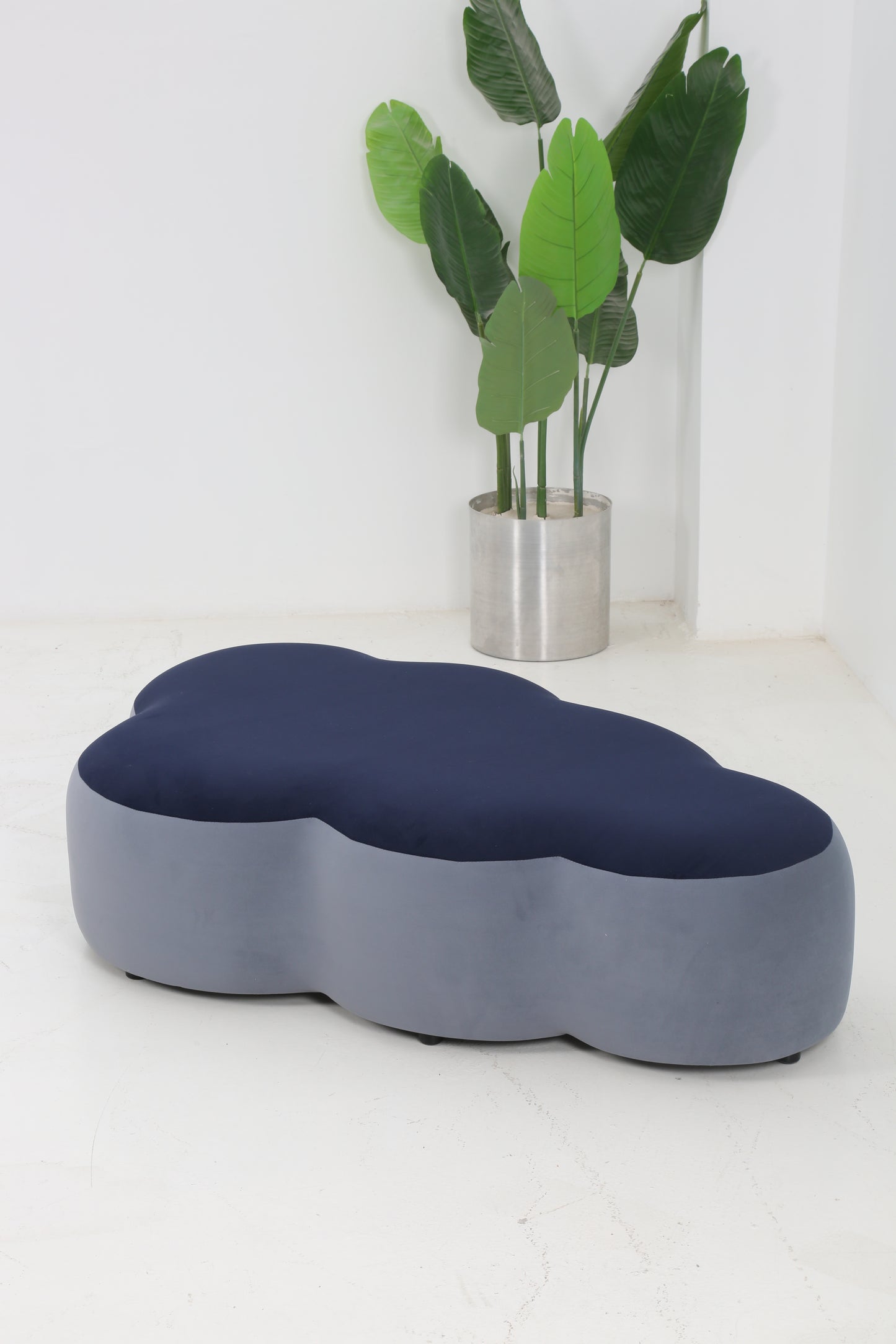 Premium Kumaş Bulut Puf Oturak