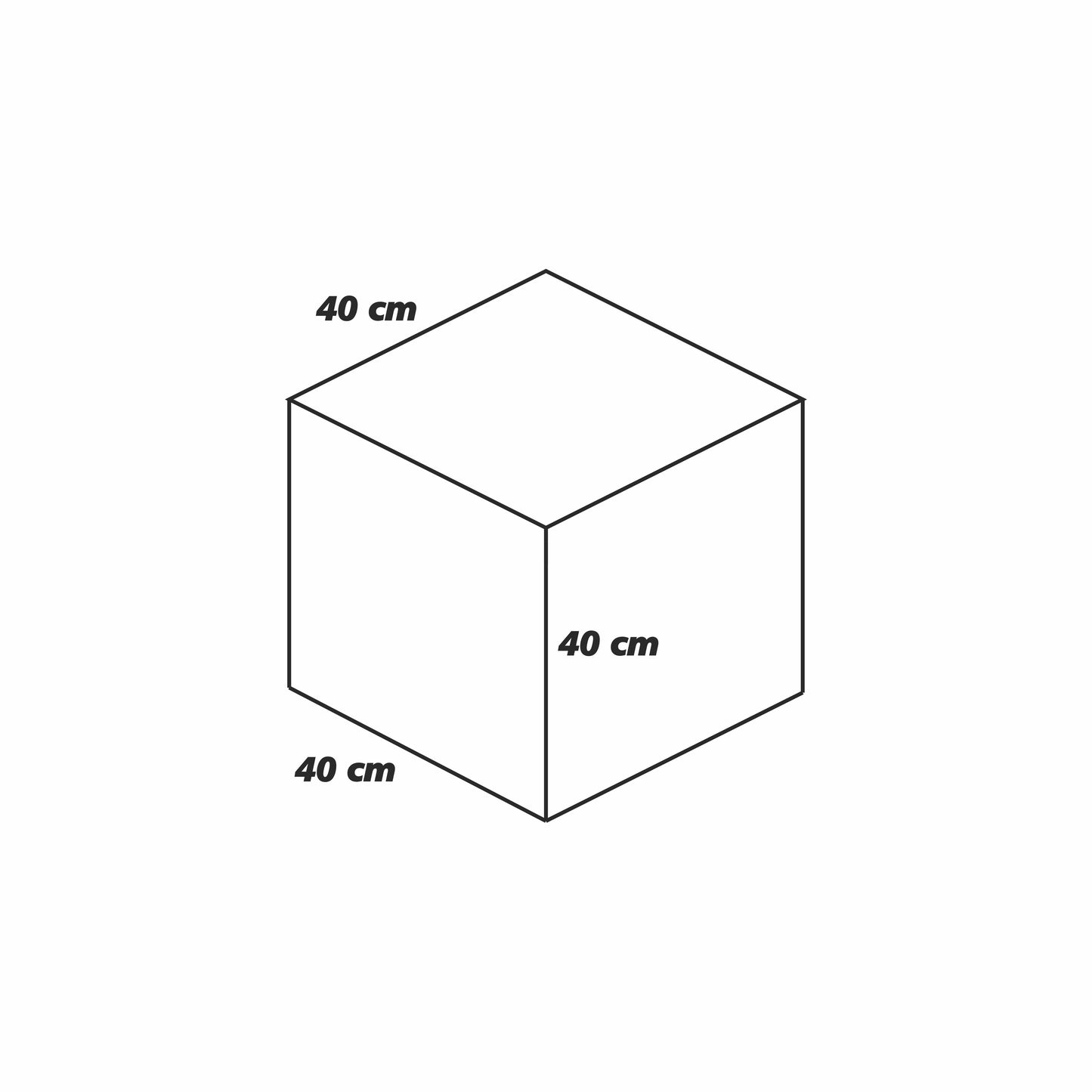 Siyah Zar Küp Minder 40x40 cm
