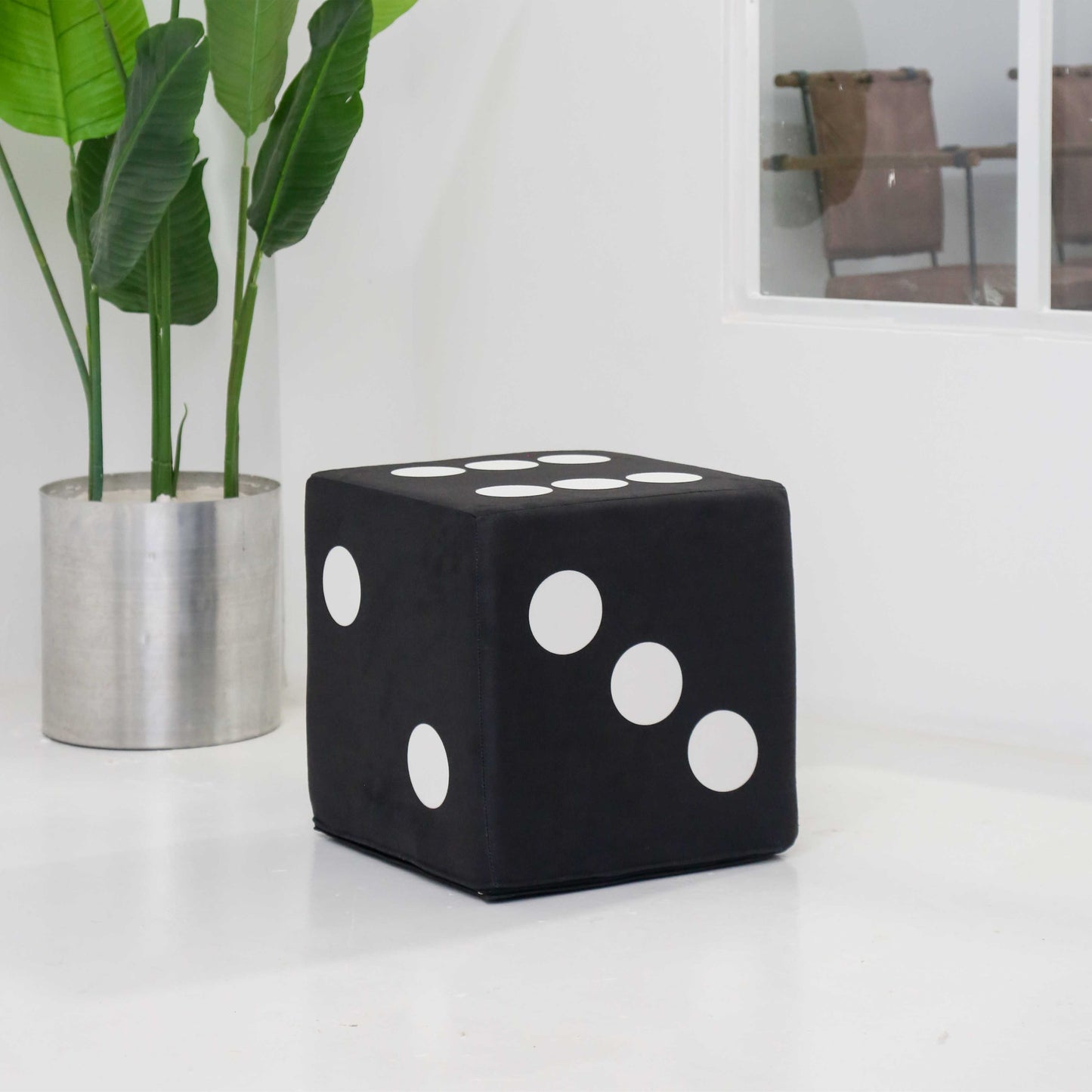 Siyah Zar Küp Minder 40x40 cm