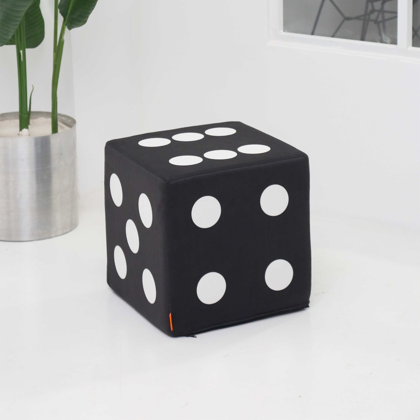 Siyah Zar Küp Minder 40x40 cm