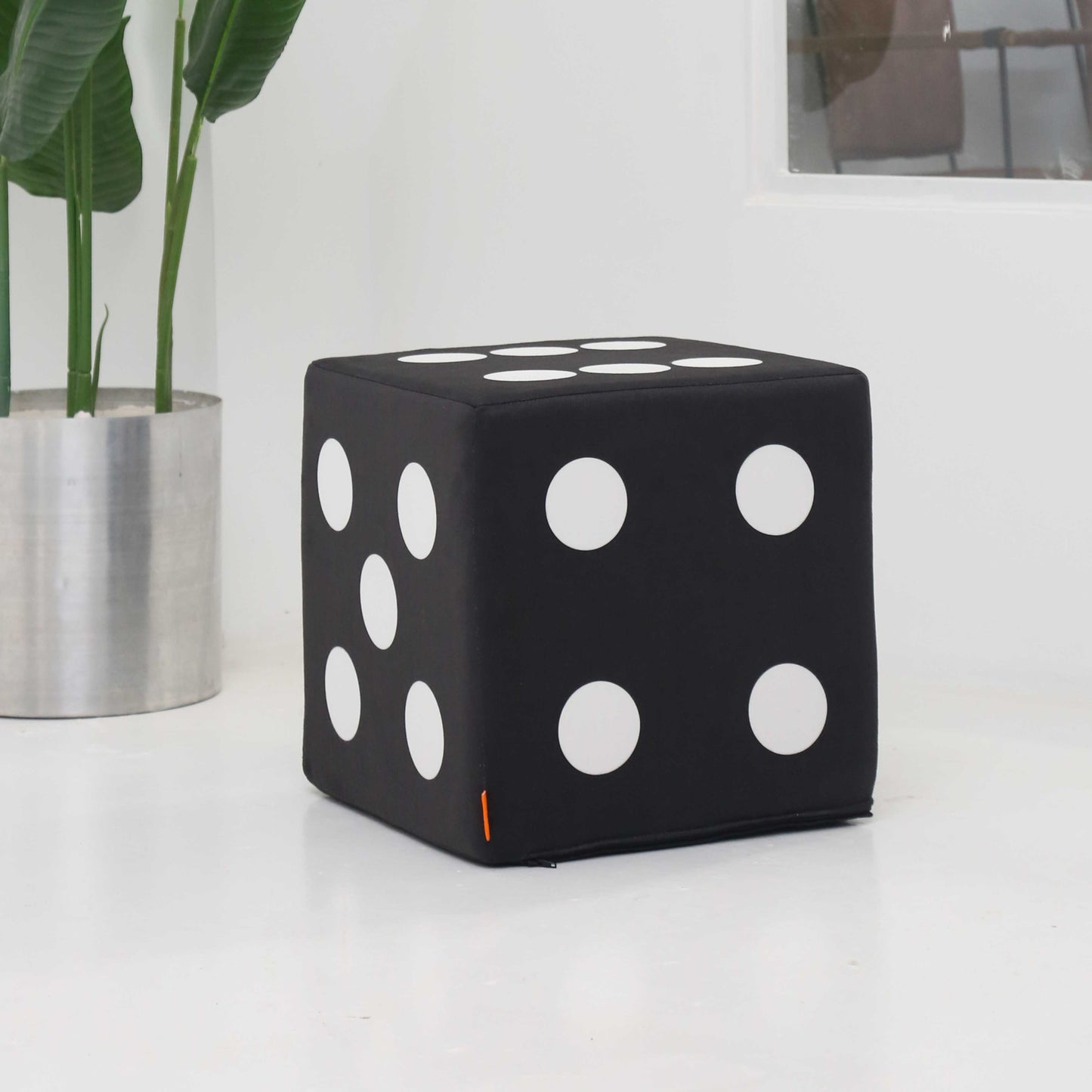 Siyah Zar Küp Minder 40x40 cm